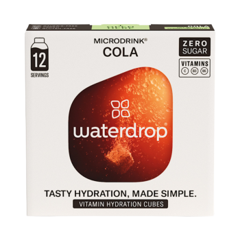 Waterdrop Microdrink Cola, Getraenkewuerfel mit Vitaminen, ohne Zucker, 25g